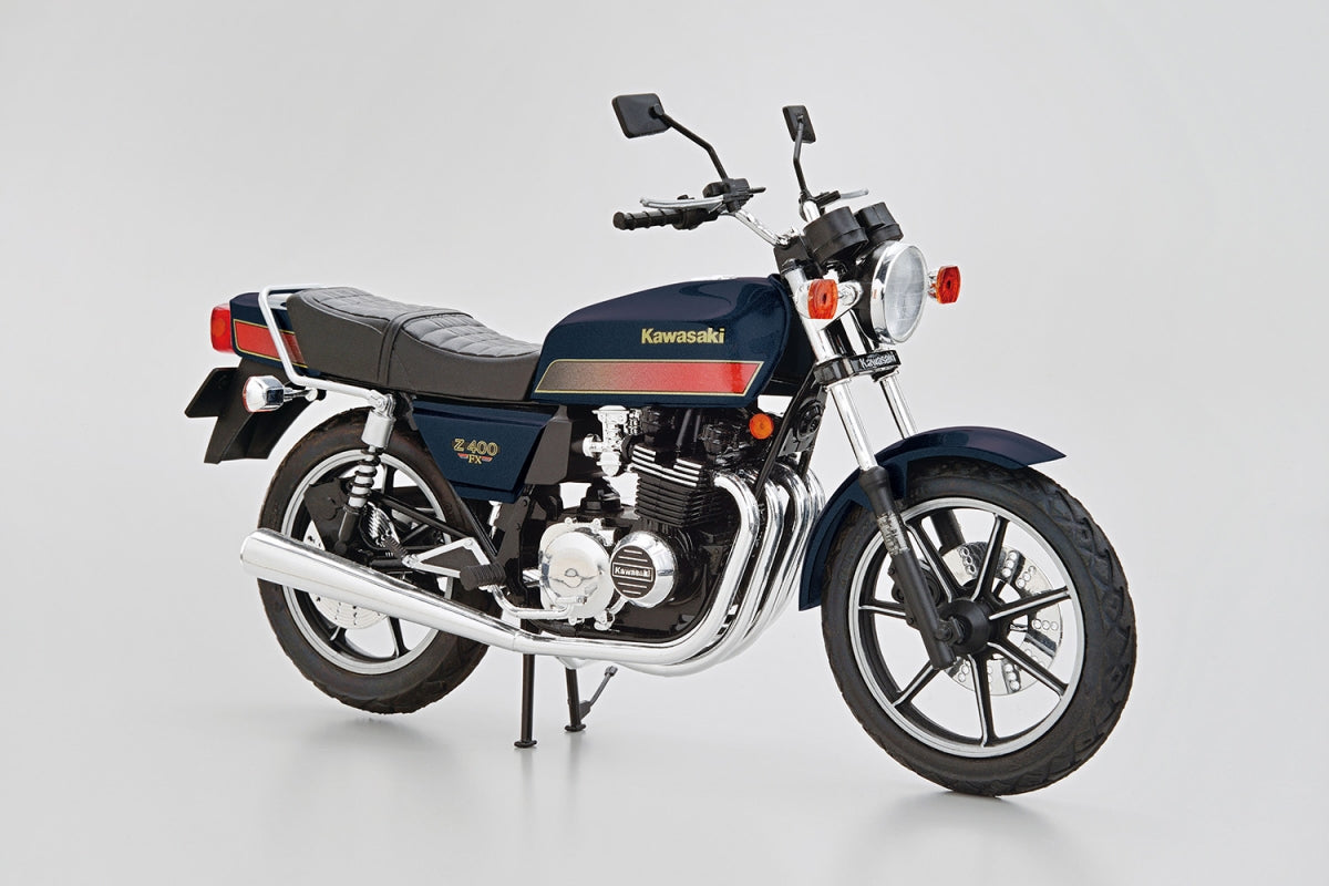 Aoshima 06444 Kawasaki KZ400E Z400FX 81 1/12 – immagine 2