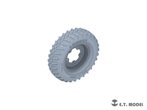 E.T. Model P35-136 WWII German Schwimmwagen Type166 Sagged wheels Wide For TAMIYA Kit 1/35 – immagine 5