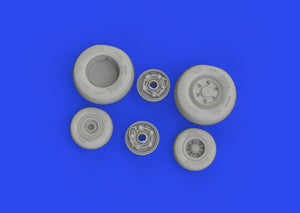 Eduard 648932 F/ A-18E/ F wheels Hasegawa 1/48 – immagine 3