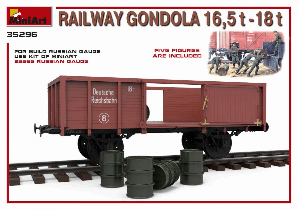 MiniArt 35296 RAILWAY GONDOLA 16,5-18t 1/35 – Bild 9