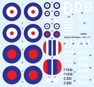 Roden 043 Bristol F2B Fighter 1/72 – imagen 4