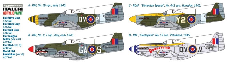 Italeri 2745 Mustang Mk.IV 1/48 – immagine 3
