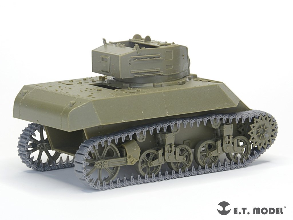 E.T. Model P35-038 WWII US ARMY M3/M5 Stuart Light Tank T16 Workable Track ( 3D Printed ) 1/35 – zdjęcie 4