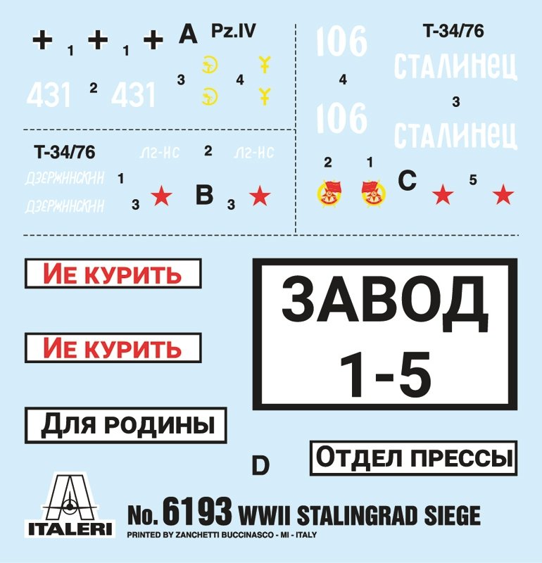 Italeri 6193 STALINGRAD SIEGE 1942 - BATTLE SET 1/72 – immagine 5