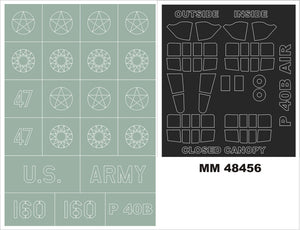 Montex MM48456 P-40B AIRFIX 1/48