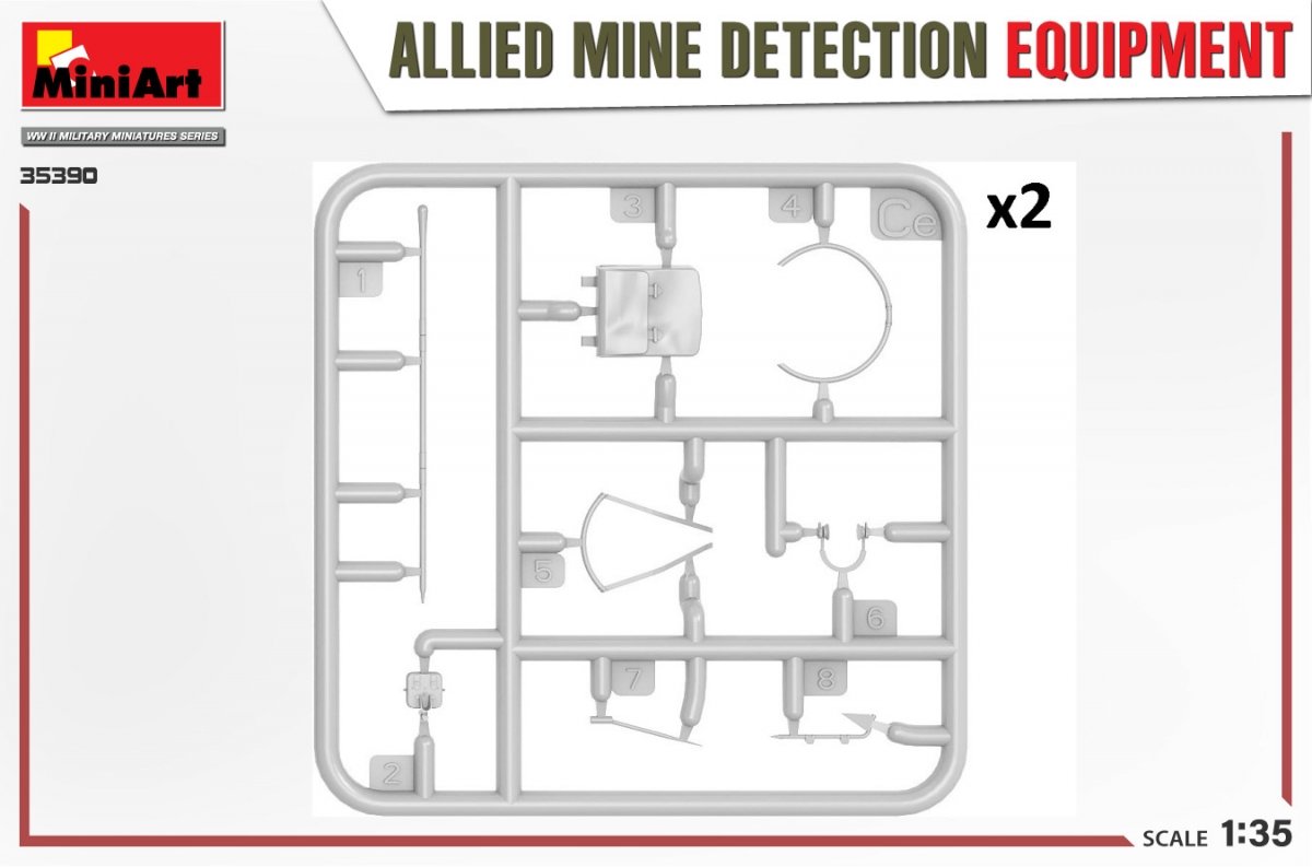 MiniArt 35390 ALLIED MINE DETECTION EQUIPMENT 1/35 – immagine 6