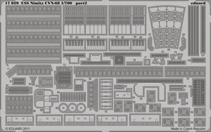 Eduard 17029 USS Nimitz CVN-68 TRUMPETER 1/700 – immagine 2