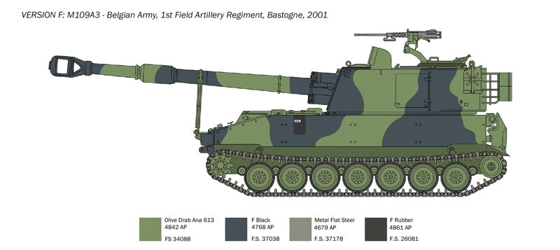 Italeri 6589 M109 A2/A3/G 1/35 – imagen 7