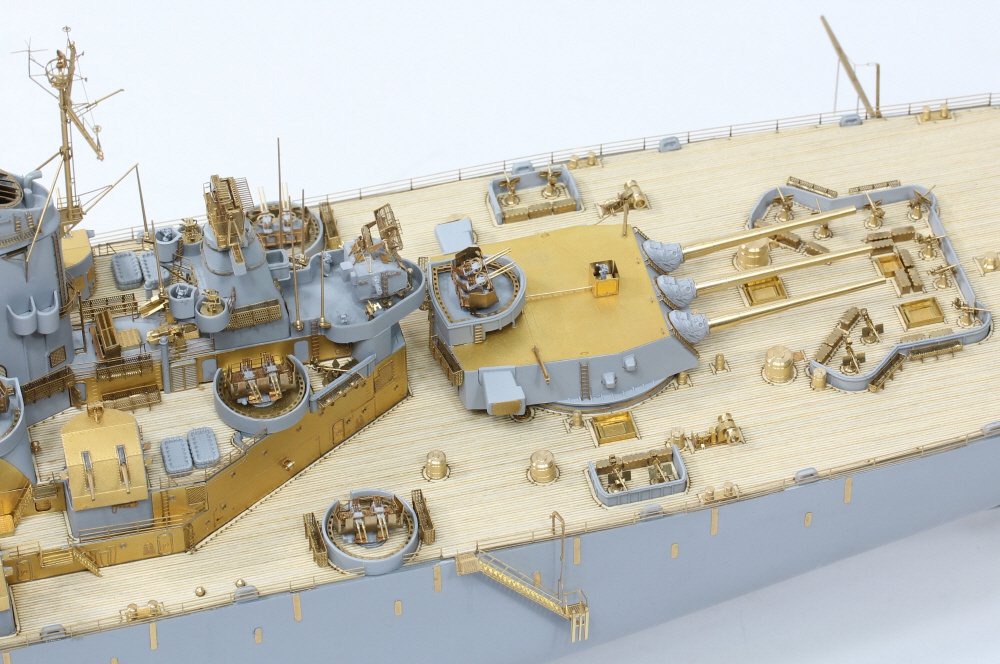 Pontos 37026FN USS BB-63 Missouri 1945 Advanced Detail Up Set (Teak tone stained wooden deck) 1/350 – immagine 6