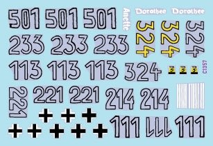 Star Decals 35-C1357 East Front Tigers s.Pz.Abt. 501 1943-44 1/35 – immagine 3