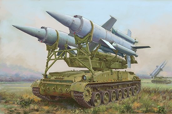 Trumpeter 07178 TEL soviétique 2K11A avec missile 9M8M Krug-a SA-4 Ganef 1/72