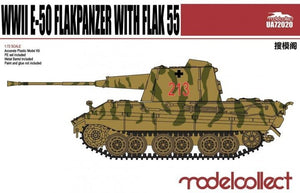 Modelcollect UA72020 German WWII E-50 Flakpanzer with Flak 55 1/72