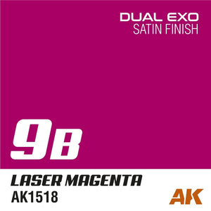 AK Interactive AK1551 DUAL EXO SET 9 – 9A RANGER PINK &amp;amp; 9B LASER MAGENTA – immagine 3