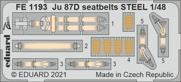 Eduard BIG49301 Ju 87D HASEGAWA/HOBBY 2000 1/48 – immagine 4