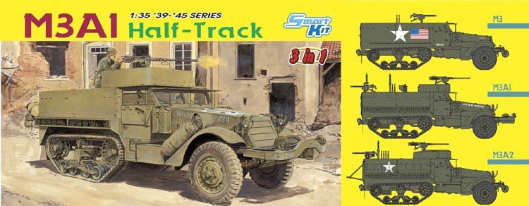 Dragon 6332 M3A1 Half-Track (3 in 1) 1/35