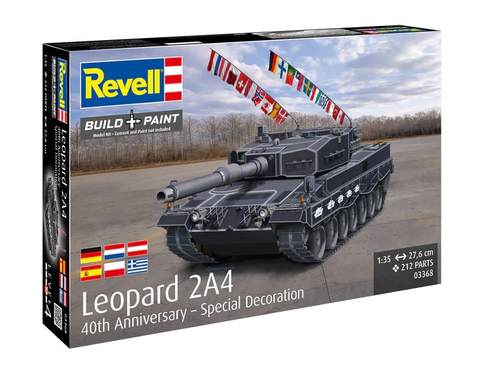 Revell 03368 Leopard 2A4 - 40th Anniversary Special Decoration 1/35