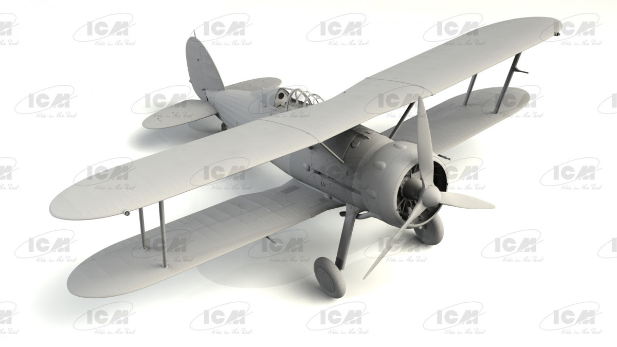 ICM 32045 Gloster Sea Gladiator Mk.II With Royal Navy pilots 1/32 – immagine 12