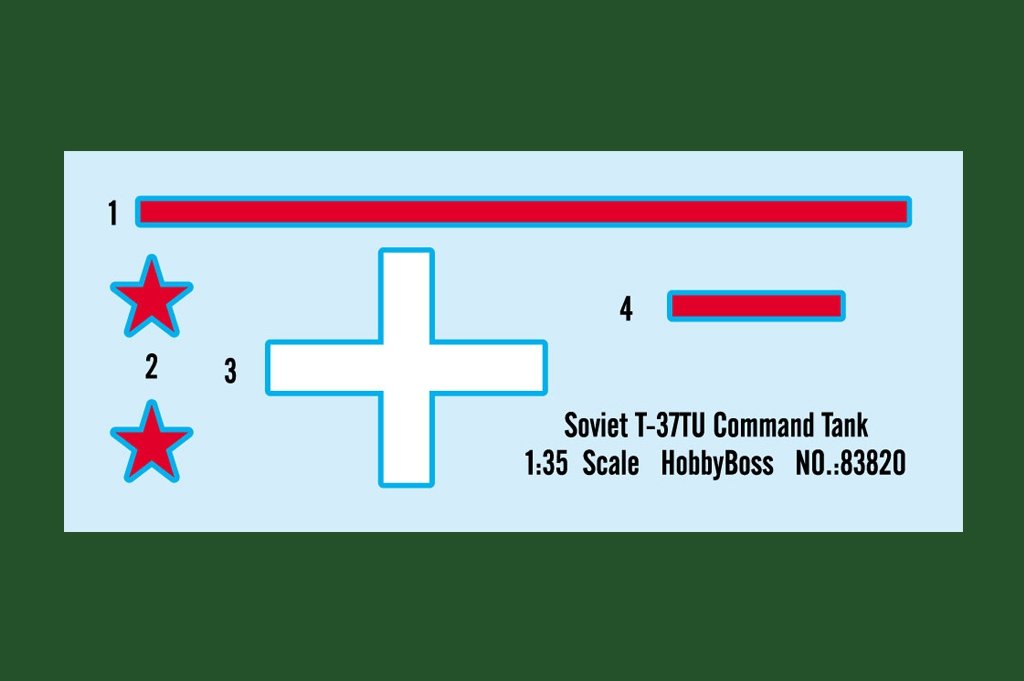 Hobby Boss 83820 Soviet T-37TU Command Tank 1/35 – Bild 4