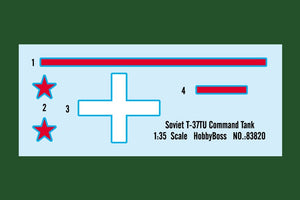 Hobby Boss 83820 Soviet T-37TU Command Tank 1/35 – Bild 4