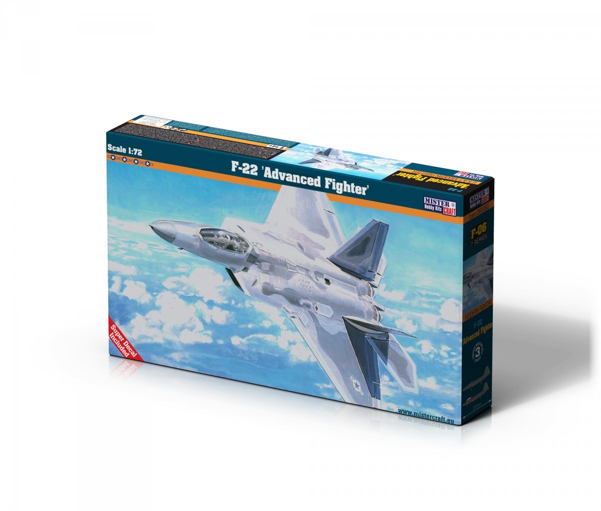 Mistercraft F-06 F-22 CHASSEUR AVANCÉ 1/72