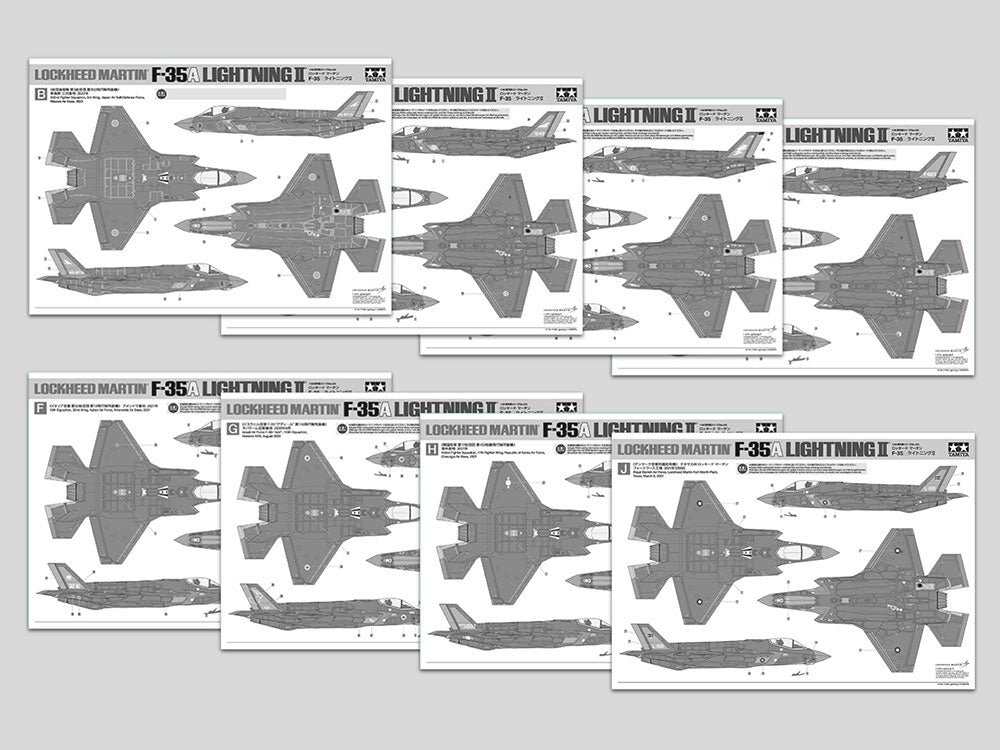 Tamiya 61124 Lockheed Martin F-35A Lightning II 1/48 – zdjęcie 21