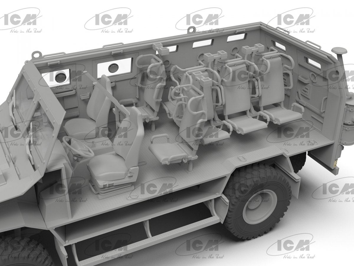 ICM 35014 Kozak-2 Ukrainian MRAP-class Armored Vehicle 1/35 – immagine 12
