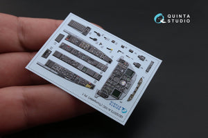 Quinta Studio QD32073 A-10C 3D-Printed &amp;amp; coloured Interior on decal paper (for Trumpeter kit) 1/32 – immagine 6