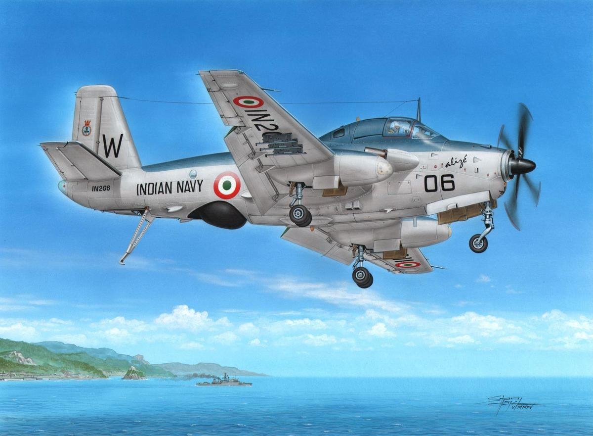 Azur FR0031 Breguet Alize 1 Indian Navy - SH 200 1/72
