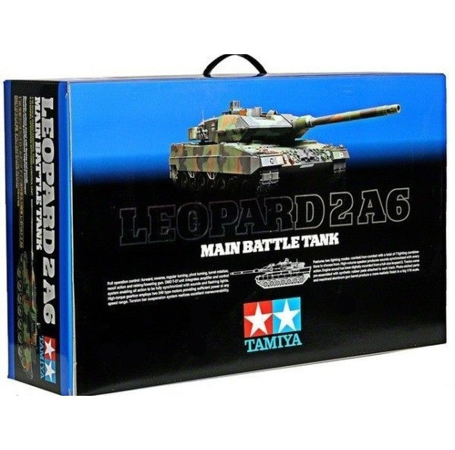 Tamiya 56020 R/C Leopard 2 A6 Main Battle Tank Full-Option Kit 1/16 – immagine 2
