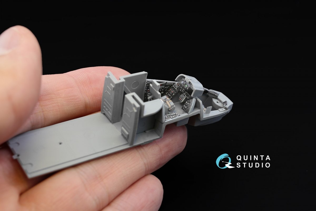 Quinta Studio QD72019 Mi-24V NATO 3D-Printed &amp;amp; coloured Interior on decal paper (for Zvezda kit) 1/72 – immagine 4