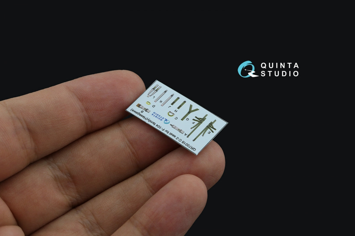 Quinta Studio QD72104 CF-104 late 3D-Printed &amp;amp; coloured Interior on decal paper (Hasegawa) 1/72 – zdjęcie 7