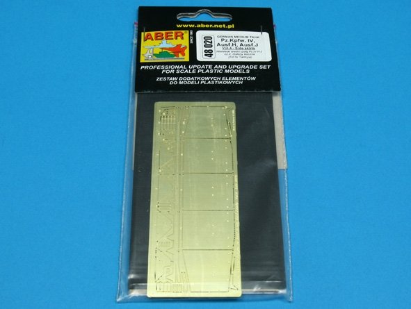 Aber 48020 German medium tank Pz.Kpfw. IV, Ausf. H, J early - vol. 4 - additional set - side skirts 1/48 – Bild 3