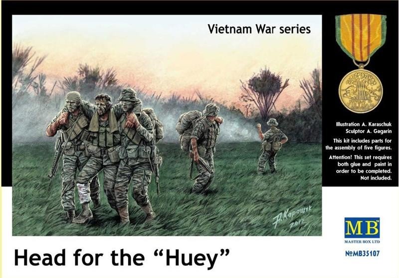 Master Box 35107 HEAD FOR THE HUEY VIETNAM1/35