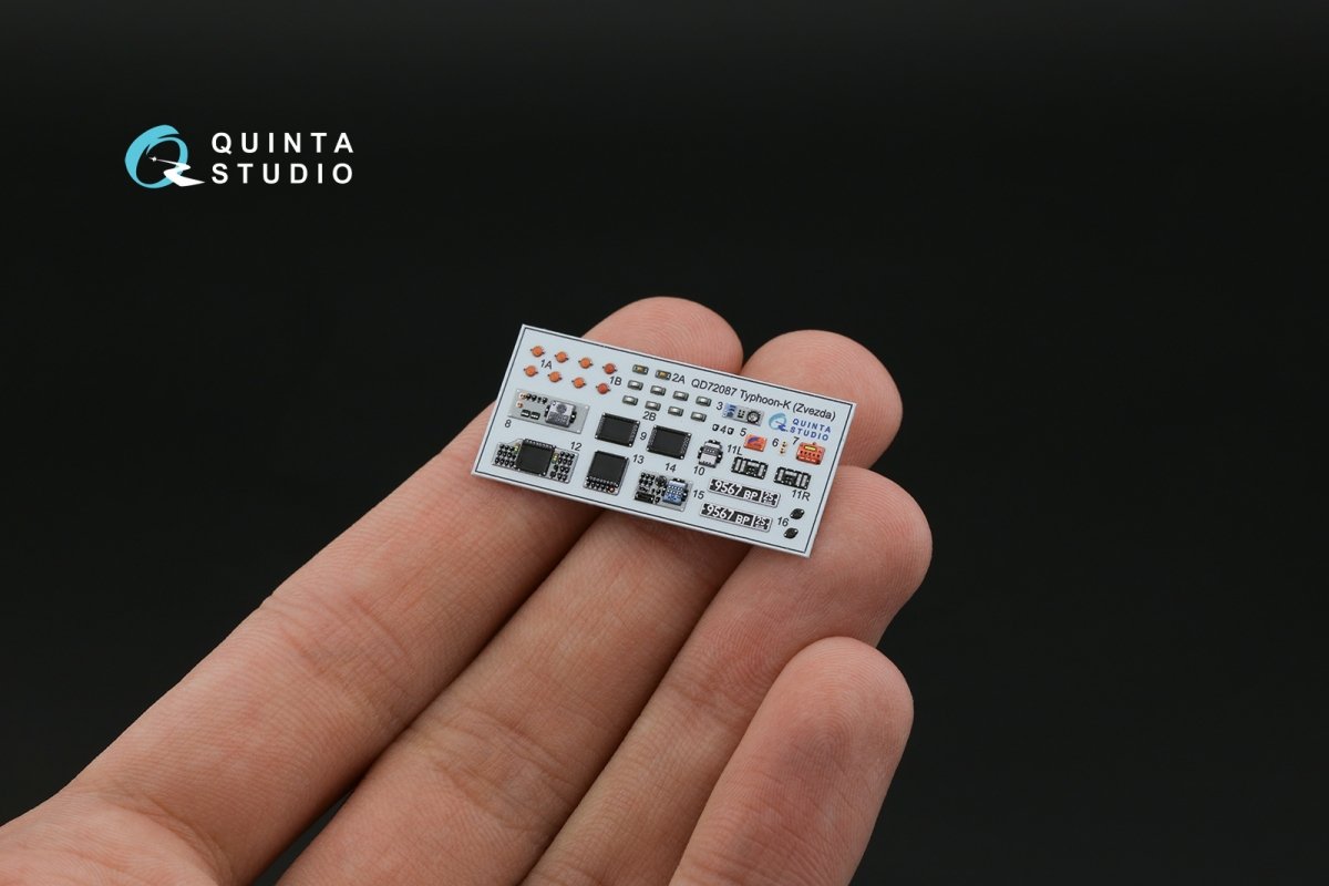 Quinta Studio QD72087 Typhoon-K 3D-Printed &amp;amp; coloured Interior on decal paper (Zvezda) 1/72 – immagine 4