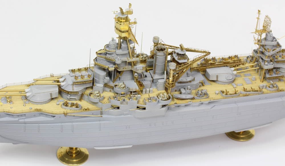 Pontos 35024FN USS BB-35 Texas 1945 Detail up set (Teak tone Deck) 1/350 – immagine 4