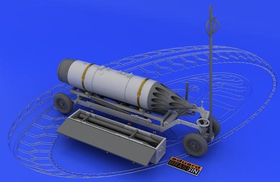 Lance-roquettes Eduard 648046 B-8M1 et chariot de chargement 1/48  – image 4