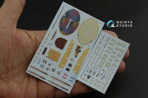 Quinta Studio QD32085 Albatros D.V 3D-Printed &amp;amp; coloured Interior on decal paper (Wingnut Wings) 1/32 – immagine 14