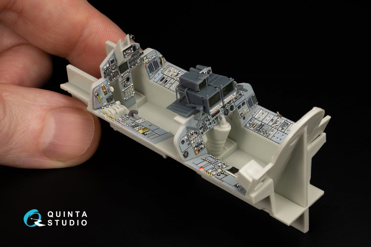 Quinta Studio QD+48058 Tornado F.3 3D-Printed &amp;amp; coloured Interior on decal paper (Revell) (with 3D-printed resin parts) 1/48 – zdjęcie 9