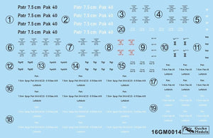 Gecko Models 16GM0014 German 7,5 cm Pak 40 Ammo Boxes w/Shells Set 1/16 – immagine 2
