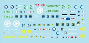 Star Decals 72-A1081 French M4A2 Sherman. M4A2 in 1944-45. From Normandy to Paris 1/72 – image 2