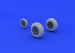 Eduard 648106 Me 262 wheels 1/48 (TAMIYA) – immagine 2