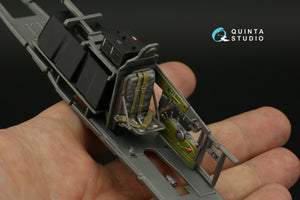 Quinta Studio QD32145 P-51D Mustang 3D-Printed &amp;amp; coloured Interior on decal paper (Zoukei-Mura SWS) 1/32 – immagine 9