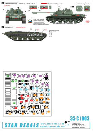 Star Decals 35-C1003 TO (Frontière territoriale). M36B2 Jackson. T-55A (polonais), T-55A (russe), M-84, BTR-50PK 1/35 – image 2