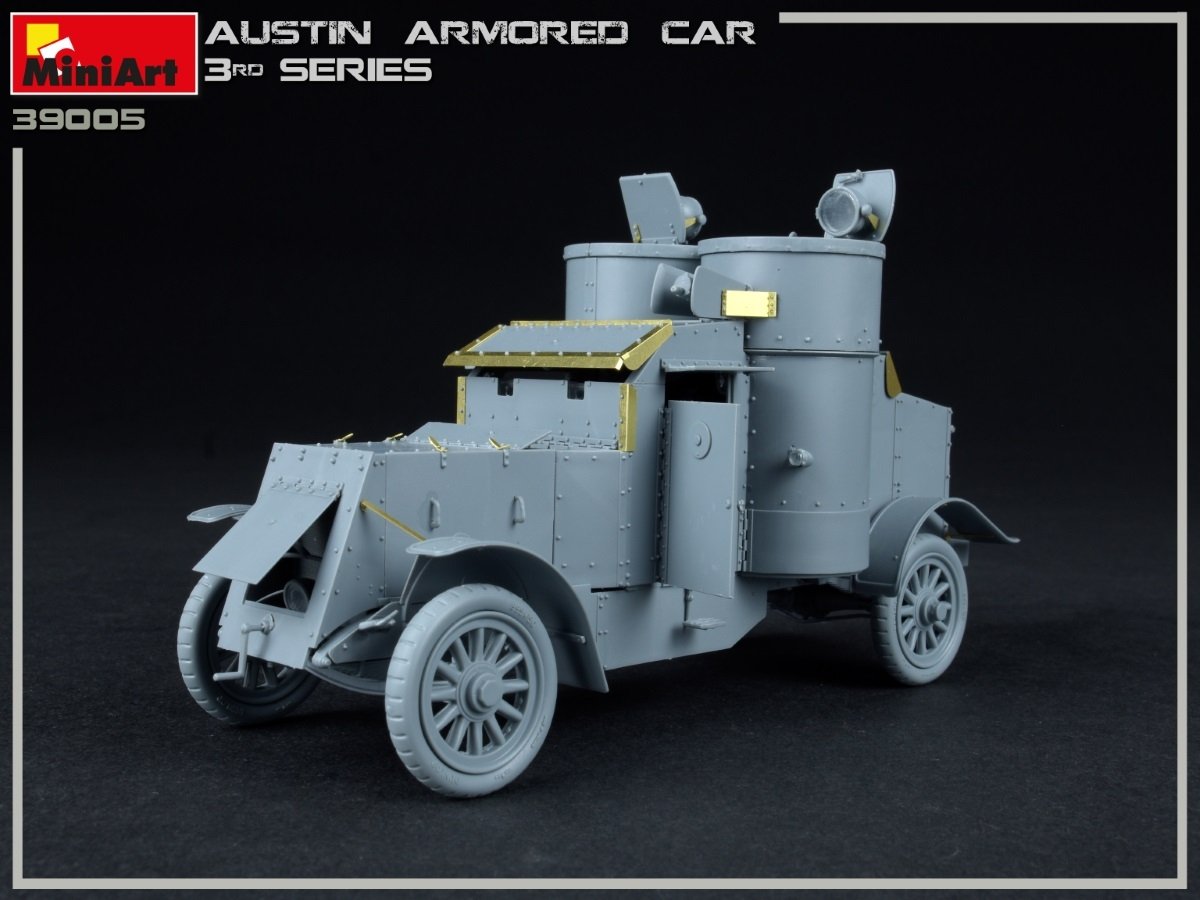 MiniArt 39005 AUSTIN ARMORED CAR 3rd SERIES: UKRAINIAN, POLISH, GEORGIAN, ROMANIAN SERVICE. INTERIOR KIT 1/35 – Bild 3