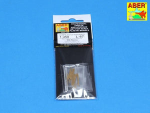 Aber 350L-67 Set of barrels for Italian Battleship: RN Roma 381mm x 9, 152mm x 12, 90mm x 12 1/350 – immagine 8