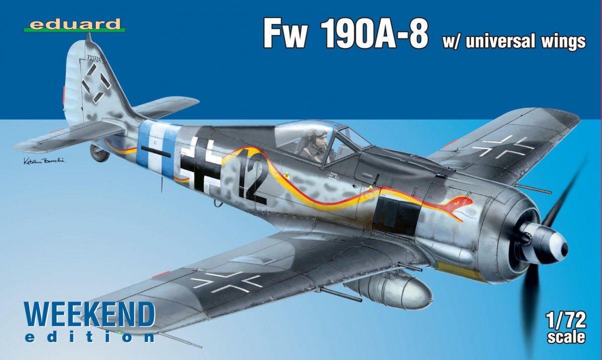 Eduard 7443 Fw 190A-8 avec ailes universelles 1/72