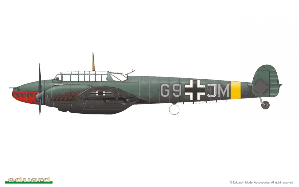 Eduard 7083 Bf 110E 1/72 – immagine 12