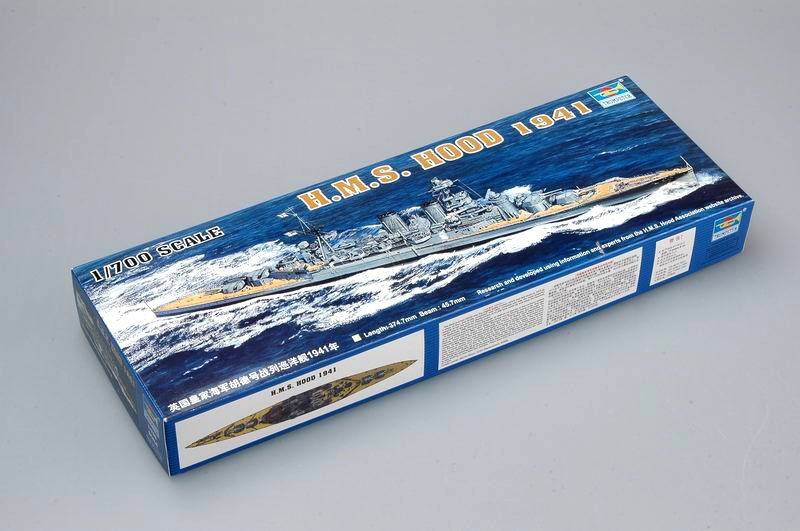 Trumpeter 05740 HMS Hood 1941 1/700 – immagine 2