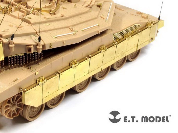 E.T. Model E35-098 Israel Merkava Mk.IV Tank LIC Side Skirts (For ACADEMY 13227) 1/35 – immagine 3