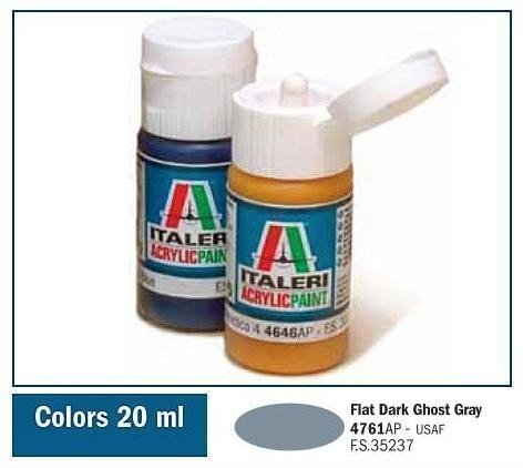 Italeri 4761AP FLAT DARK GHOST GRAY 20ml